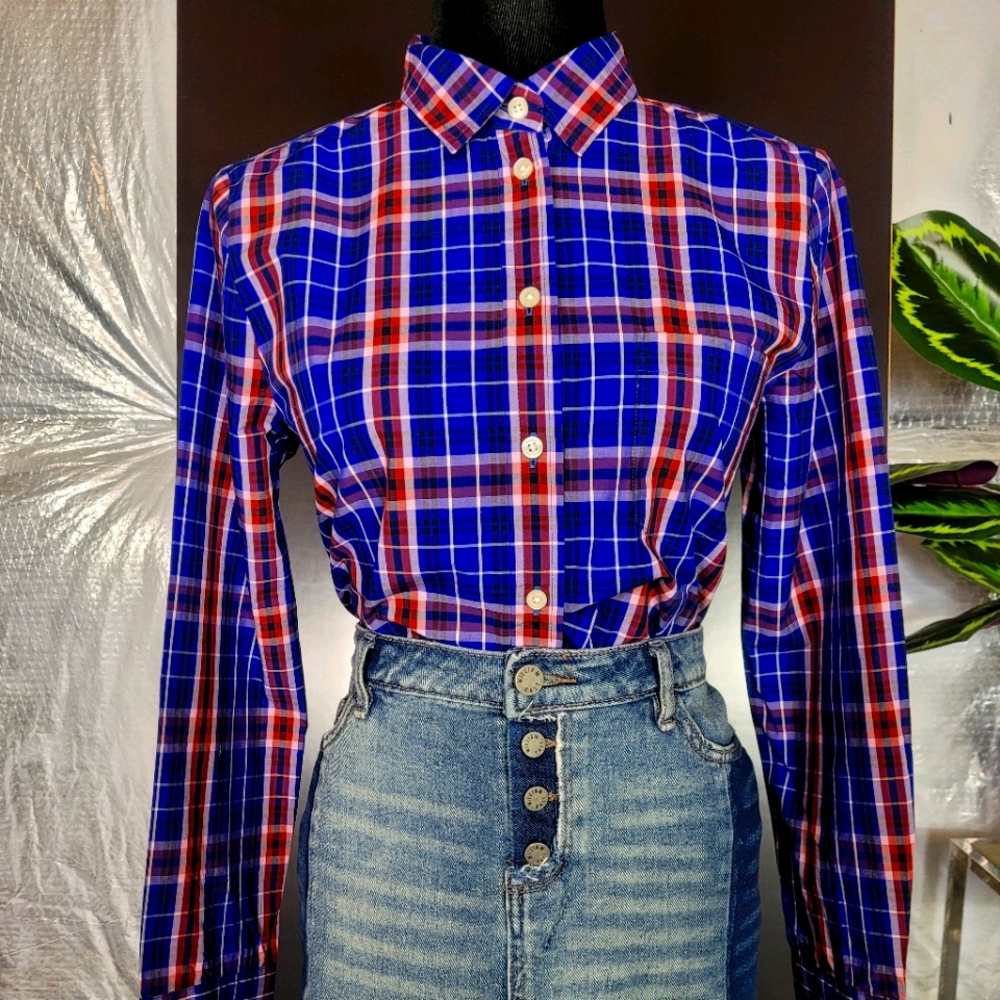 J. Crew Plaid Button Down Shirt